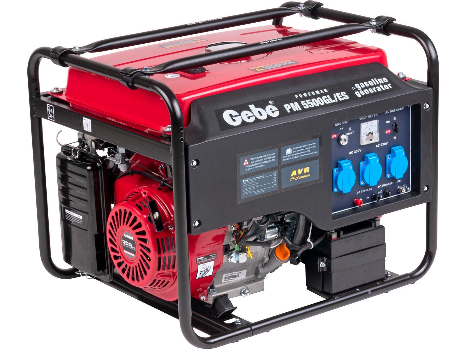 Strømaggregat 1 fas bensin